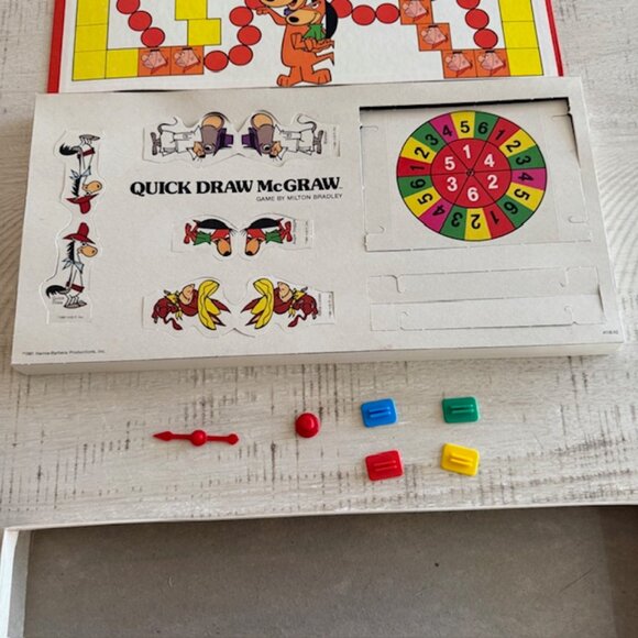 UNPUNCHED 1981 Milton Bradley Quick Draw McGraw Game - Picture 4 of 12